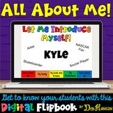 Back to School Digital Flipbook: Let Me Introduce Myself!