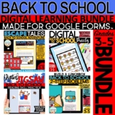Back to School Digital Learning BUNDLE | Made for Google Forms™