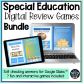 Summer School ESY Digital Math Review Game Google Slide Bu