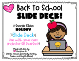 Back to School Digital Party | Pear Deck Compatible! | Goo