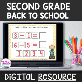 Preview of Back to School Digital  SECOND GRADE Resources