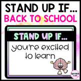 Back to School Digital Stand Up If...