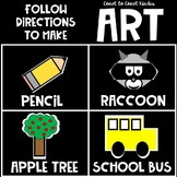 Back to School Directed Art Projects, September Follow directions