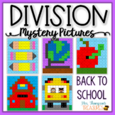 Back to School Division Math Mystery Picture Activities