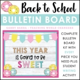 Back to School Donut Bulletin Board Activity