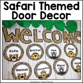 Back to School Door Decor Safari Theme