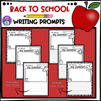 Back to School Drawing and Writing Prompts - All About My Summer