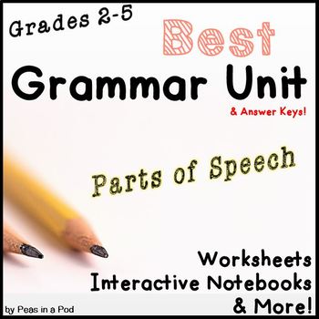 Preview of ELA Enrichment Activities ⭐ Grammar Worksheets and Interactive Notebook