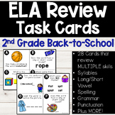 Back to School ELA Review TASK CARDS