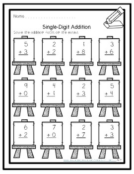 back to school ela and math worksheets first grade by sarah eisenhuth