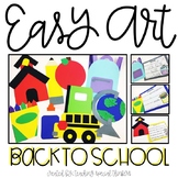 Back to School Easy Art Pack: Adapted Art and Writing Activities