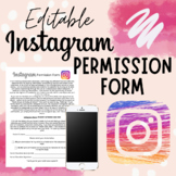 Back to School Editable Classroom Instagram Permission Form