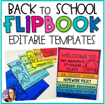 Back-to-School - New Student Flip Book Template