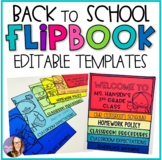 Back to School Flip Book - Editable #sunnydeals24