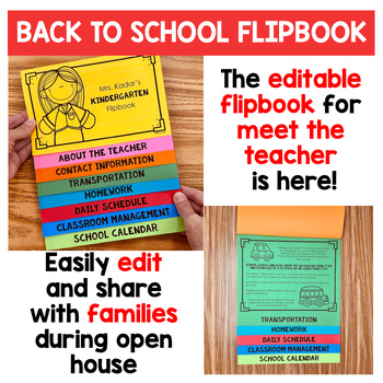 Back-to-School Flip Book - Learning in Wonderland