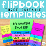 Flipbook Template for any subject │ Editable Back to Schoo