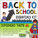 Meet the Teacher Editable Forms and Resources for Back to 