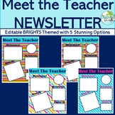 Back to School Editable Meet the Teacher Newsletter {5 BRI