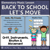 Back to School Elementary Music Lesson Steady Beat | Let's
