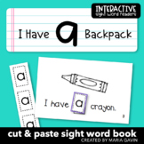 Back to School Emergent Reader for Sight Word A: "I Have a