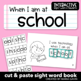 Back to School Emergent Reader for Sight Word SCHOOL: "Whe