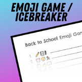 Back to School Emoji Game (Group Icebreaker)