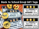 Back to School Emoji Gift Tag - Editable