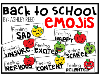 School - Back to School - School Emoji Faces - Half Sheet Misc. (Must