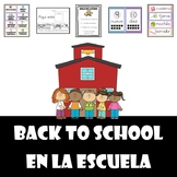 Back to School/ En la escuela