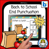 Back to School Ending Punctuation Boom Cards