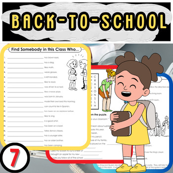 Preview of Back-to-School : Engaging Activities and Printables for Classroom Connection