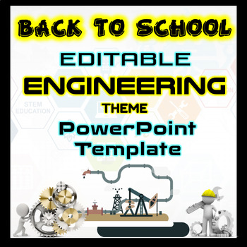 Preview of Back to School Engineering Theme PowerPoint Template | Fully Editable