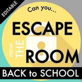 Back to School Escape Room