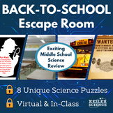Back to School Escape Room - Print or Digital