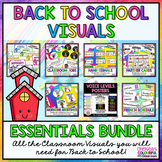 Back to School Essentials | BUNDLE | Classroom Visuals | L