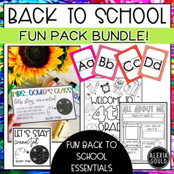 Back to School Essentials FUN PACK! by Alexia's Classroom | TPT