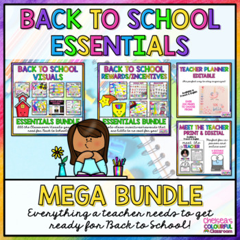 Preview of Back to School Essentials MEGA BUNDLE | Teacher Survival Kit | FRENCH