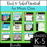 Back to School Essentials for Music Class