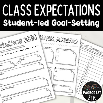 Preview of 2024 Expectations & Goal-Setting | Reflective Student-Led Learning