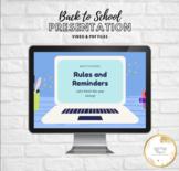 Back to School - Expectations Presentation - Digital Downl