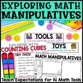 Back to School Exploring Math Manipulatives, Math Centers,