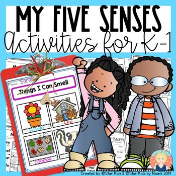 Preview of Back to School FIVE SENSES MINI UNIT for Kindergarten and First Grade