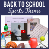 Back to School FIVE days of Middle School Plans Activities | Sports Theme