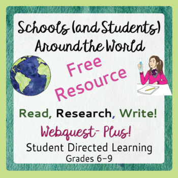 Preview of Back to School FREE: Read, Write, Research PRINT and EASEL