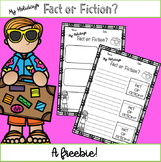 Back to School - Fact or Fiction Writing Activity