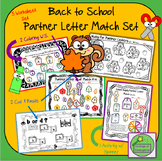 Back-to-School Fall Partner Letter Match Set