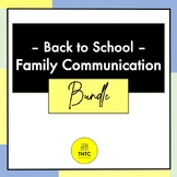 Back to School: Family Communication Bundle