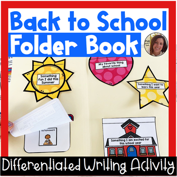 Back to School File Folder Book | Differentiated Writing | Special Ed ...
