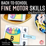 Back to School Fine Motor Activities (English and French)