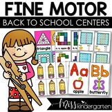 Back to School Fine Motor Activities Kindergarten Task Car